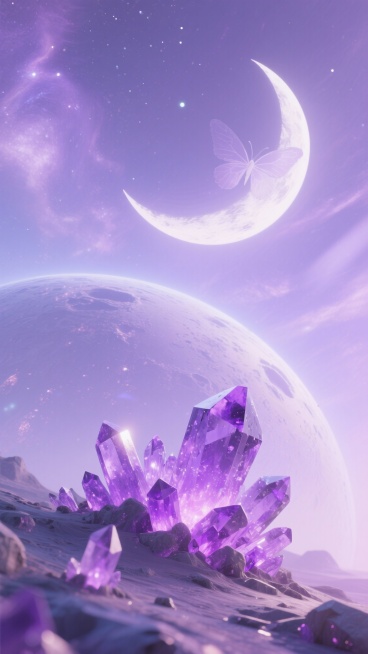 帮我生成50张关于月亮和星球的图片预览效果