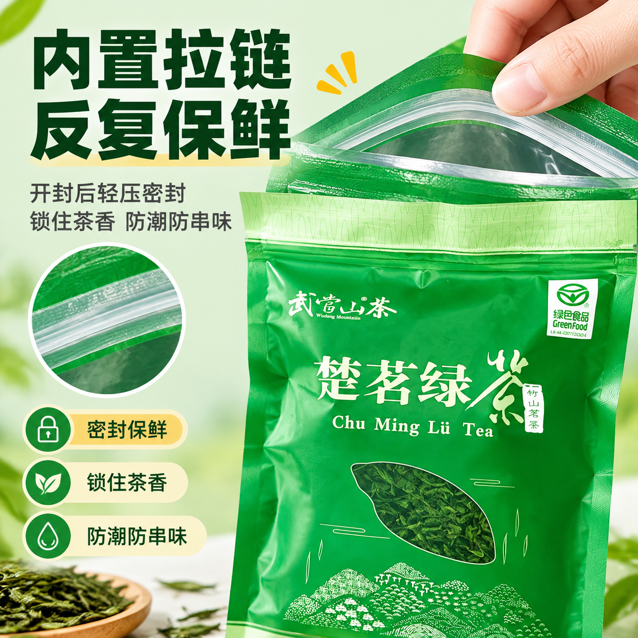 [主图-6] 内置拉链保鲜设计 产品细节功能。 [统一基调]… - 图片创意预览