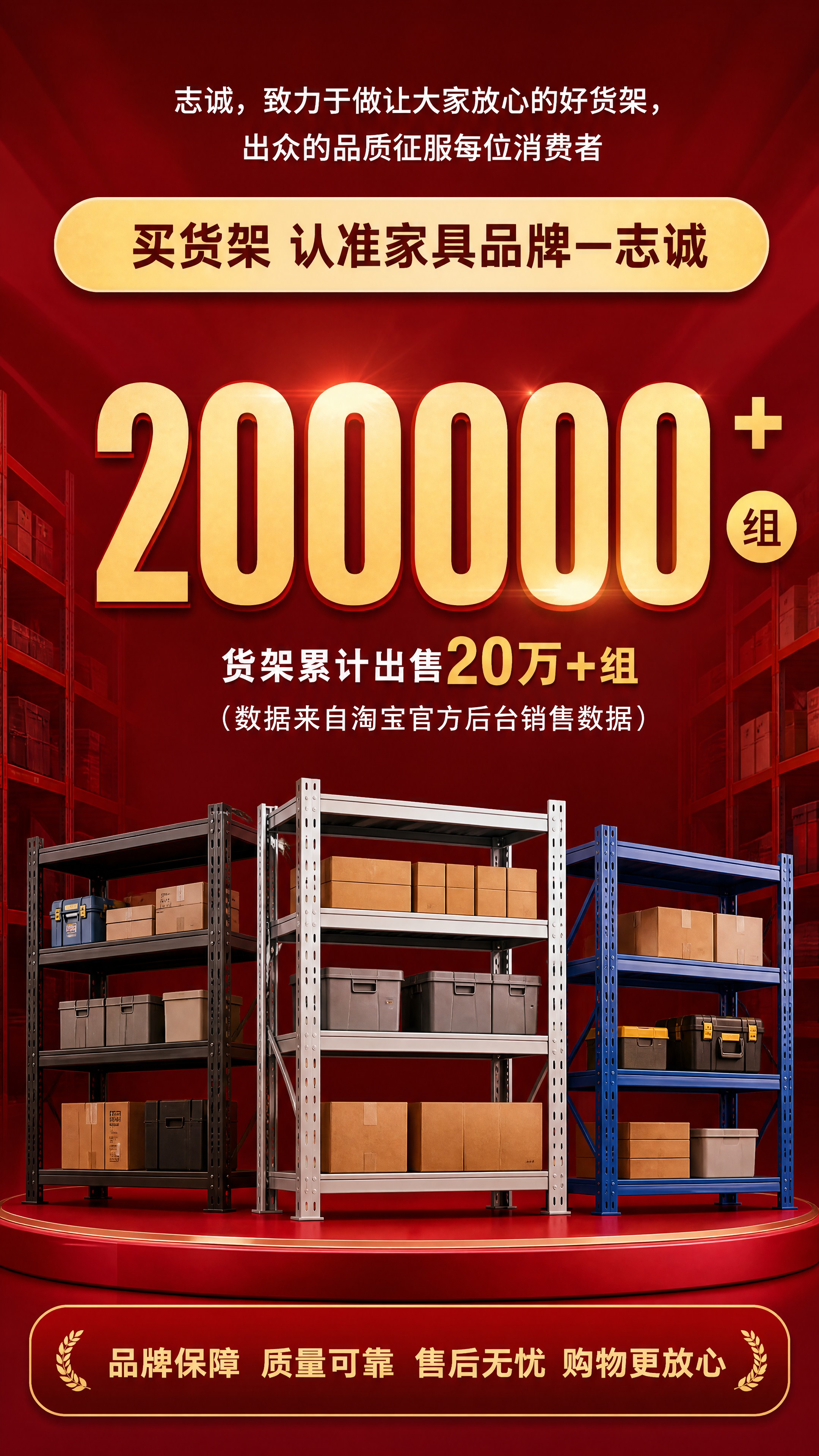 [商品] 使用【图1】参考版式与布局；货架产品为志诚品牌仓储货… - 图片创意预览