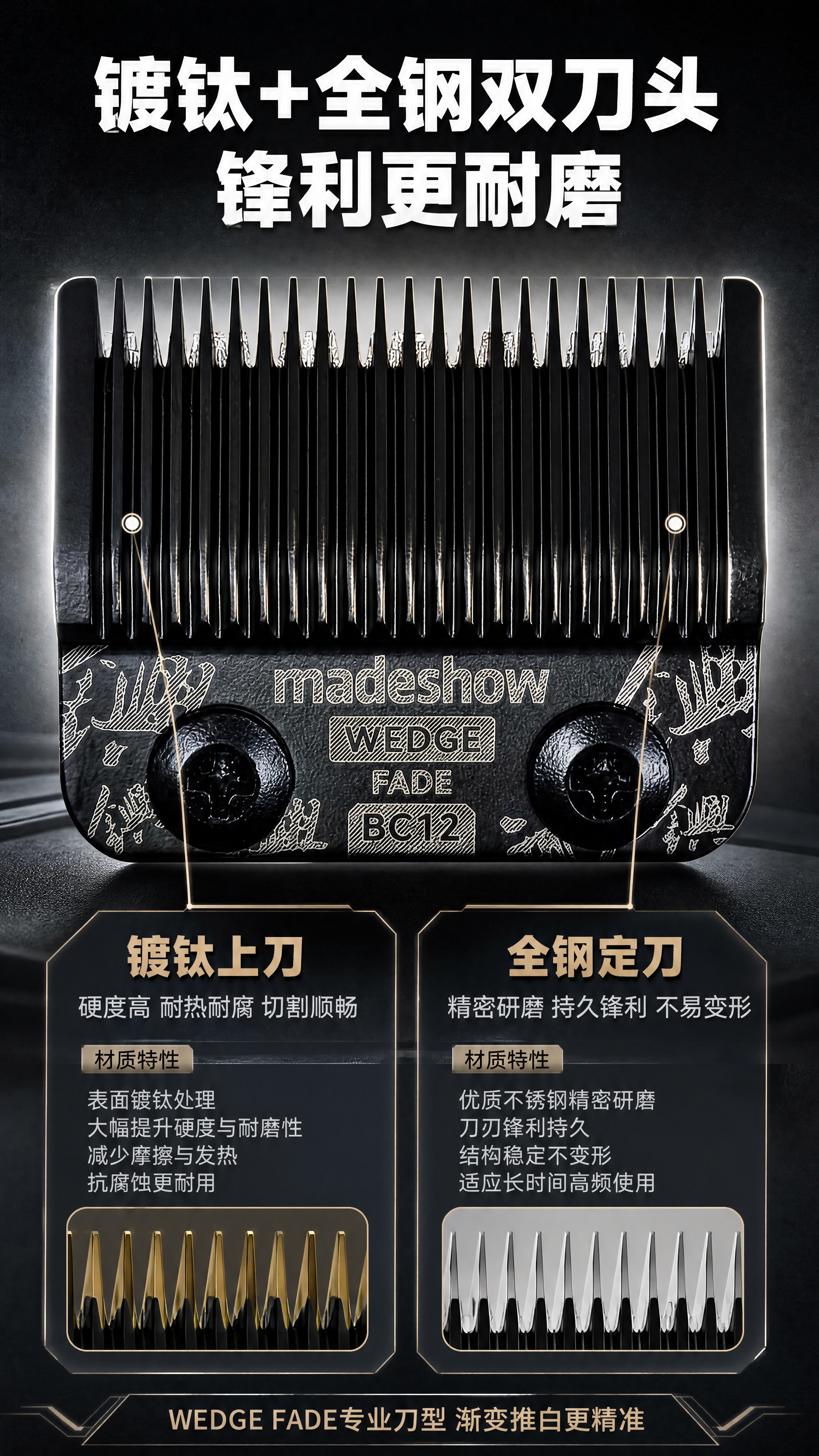 [商品] 使用【图3】阿可美M5F Max刀头微距图；保留ma… - 图片创意预览