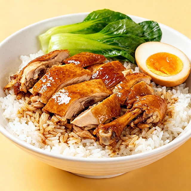 卤鸡饭
