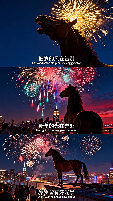 新年神马都好 | 小马有话说三宫格