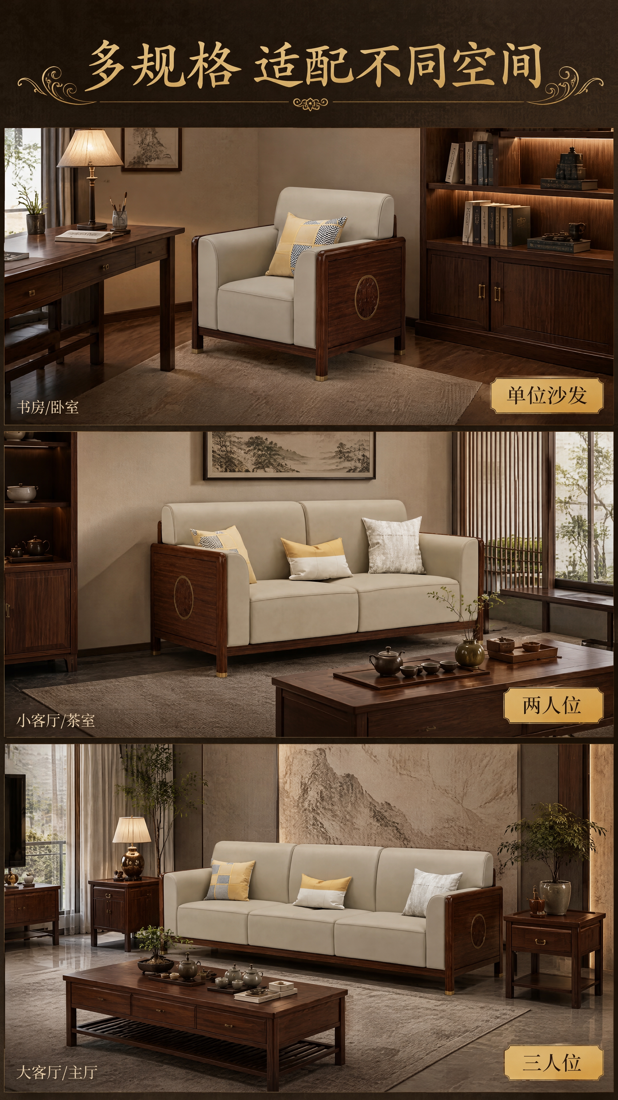 [第7张] 详情页规格页-单位/两人位/三人位三款规格矩阵展示… - 图片创意预览