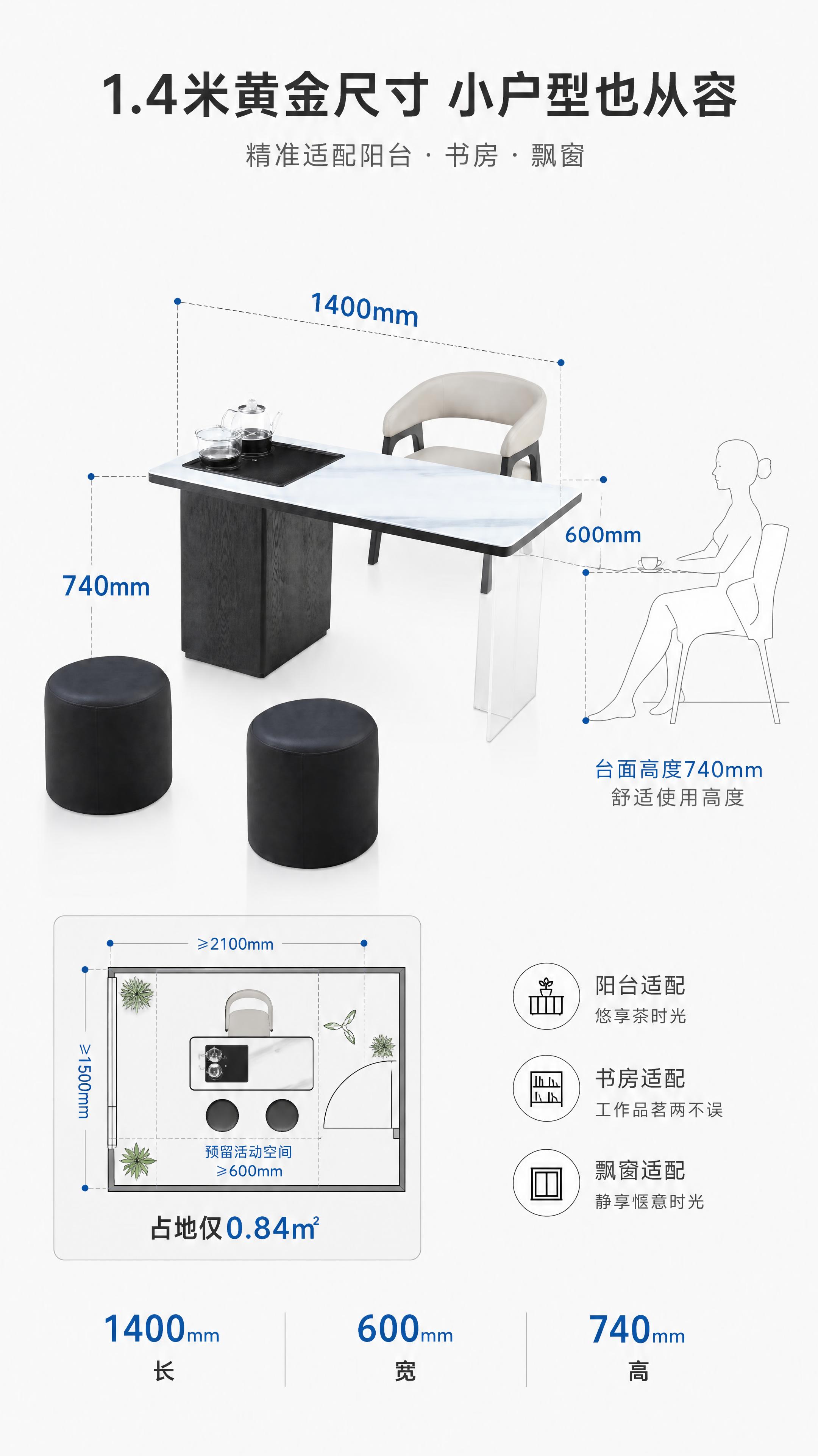 [第7张] 详情页空间尺度页-1400×600×740尺寸标注… - 图片创意预览