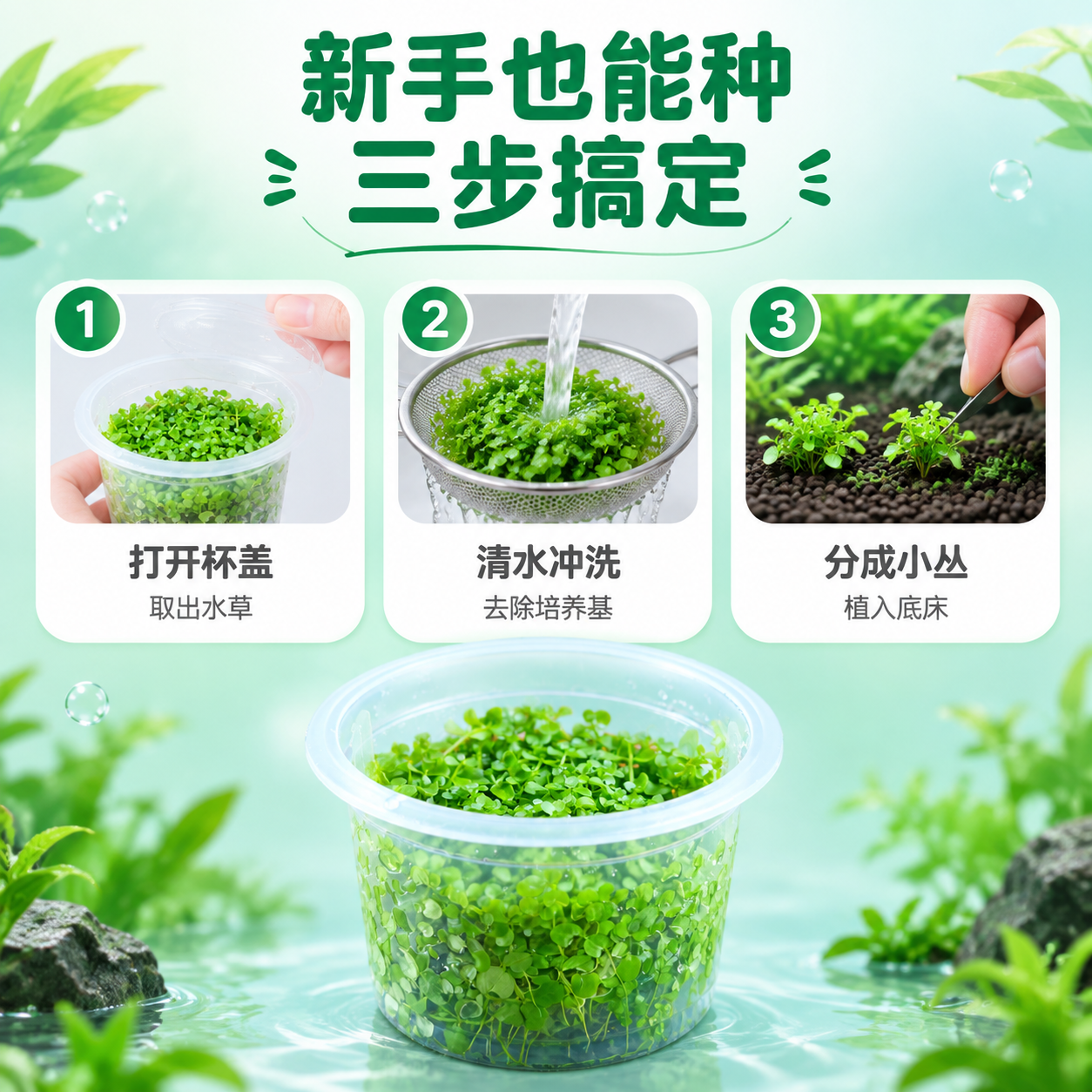 [主图-5] 新手友好 种植简单 操作步骤说明 [统一基调]… - 图片创意预览