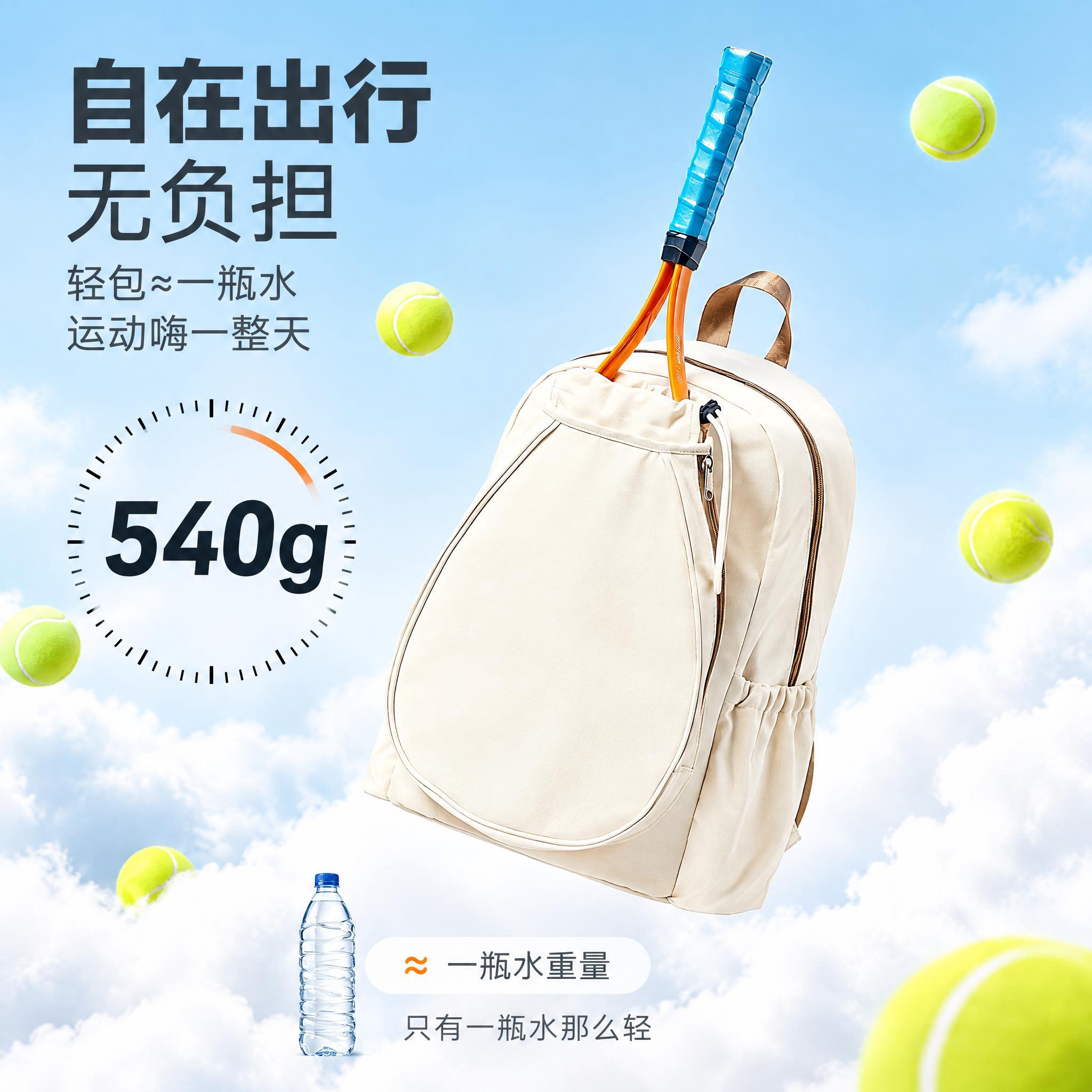 [主图-2] 主题：轻量卖点展示，核心任务是突出包包仅约540… - 图片创意预览