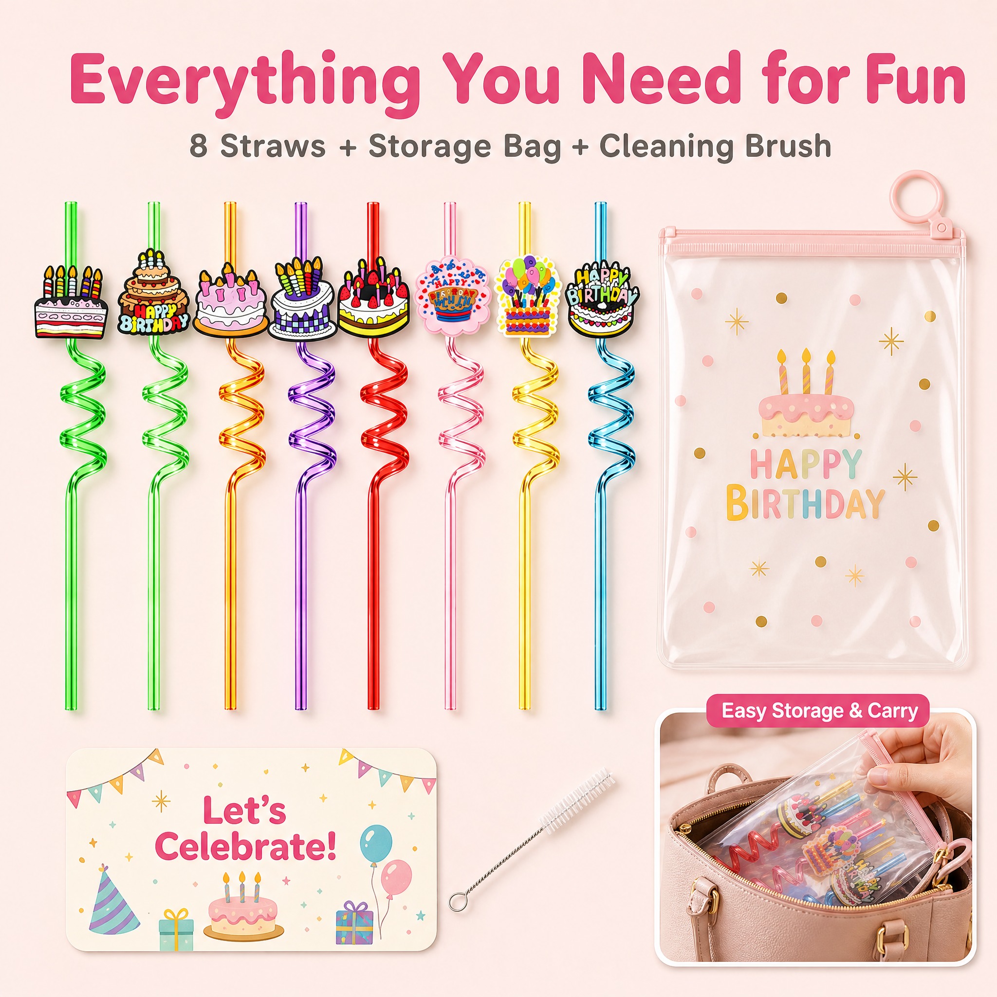 [主图-8] Birthday Cake Spiral Str… - 图片创意预览