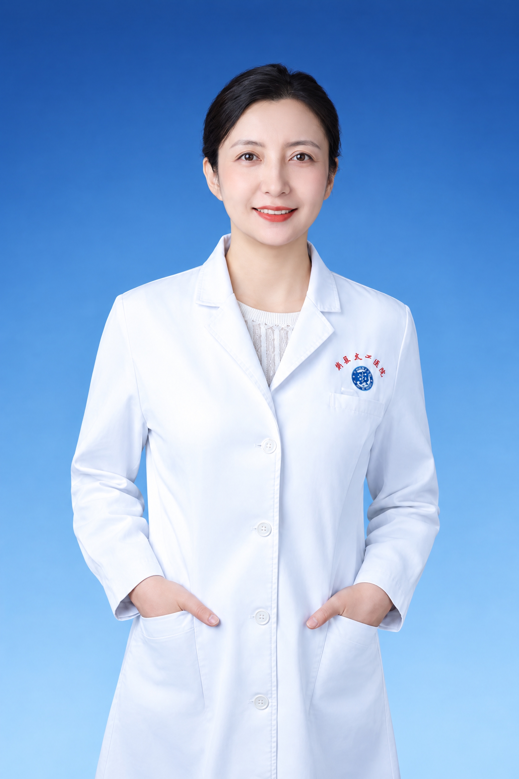 精修这张照片，以赖红梅证件照为标准参考调整人物比例，保留人物原… - 图片创意预览
