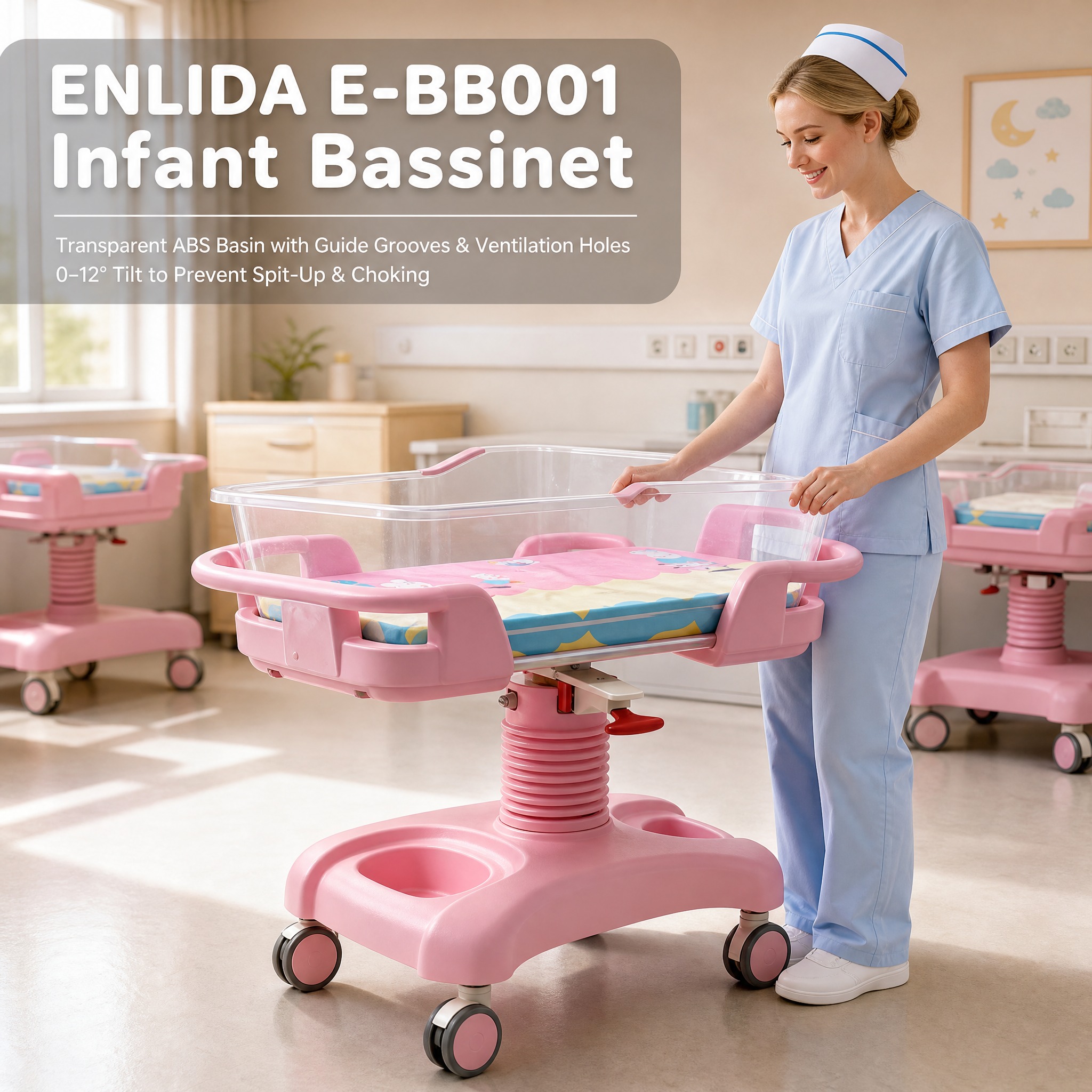[主图-1] 主题：ENLIDA E-BB001 粉色医用婴儿… - 图片创意预览