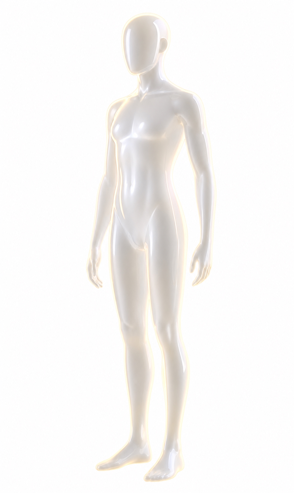 参考图中的3D人形模特，人物朝向偏左侧15度，全身像，只有人物… - 图片创意预览