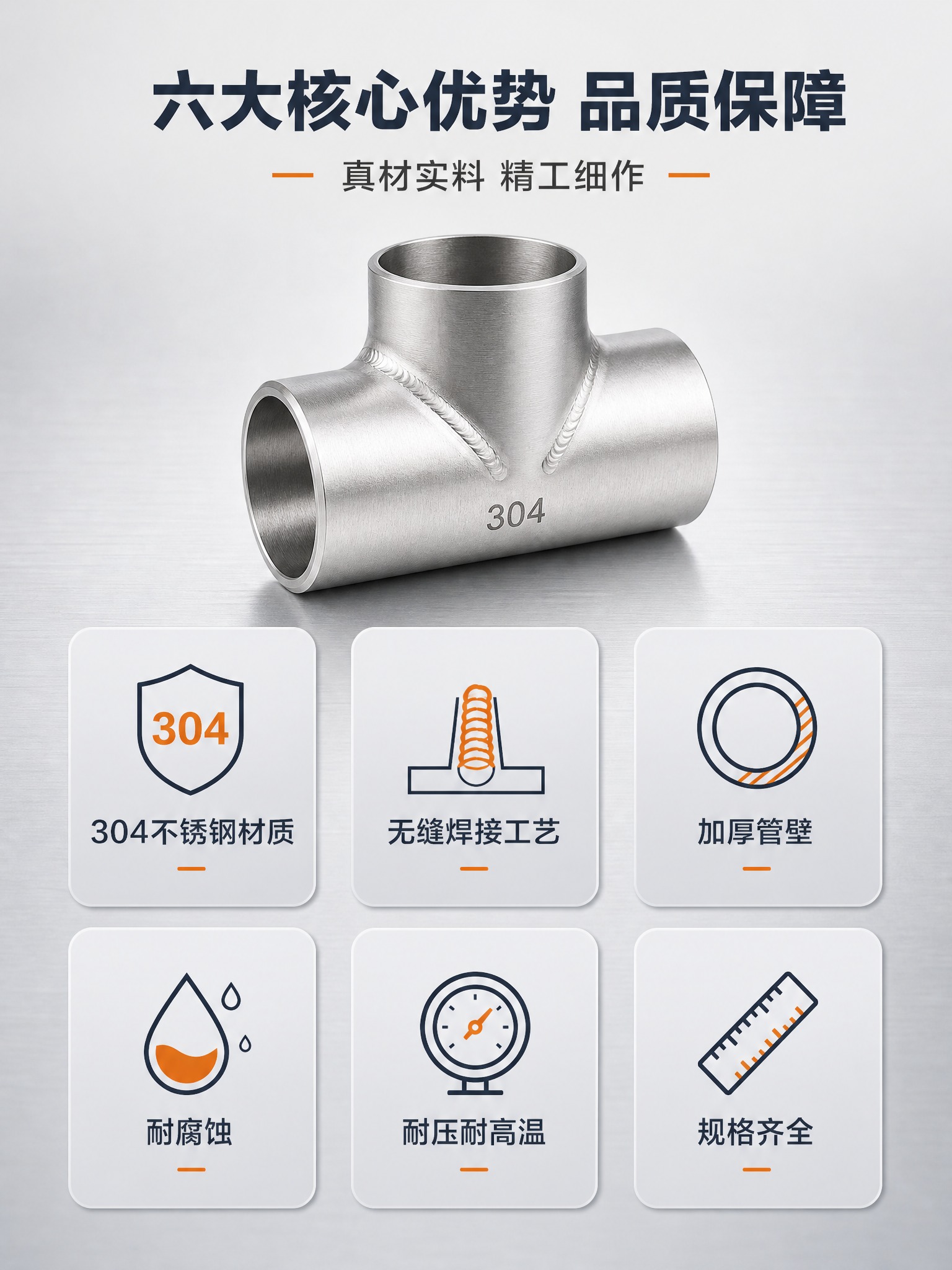 [详情页-2] 核心卖点总览，6大卖点icon卡展示。 [商品… - 图片创意预览