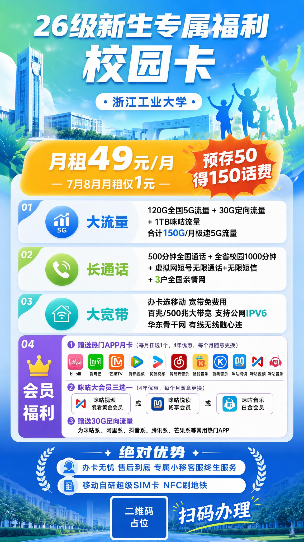 基于第一张海报的整体版式和蓝绿青春校园风格重新生成，将第04项… - 图片创意预览