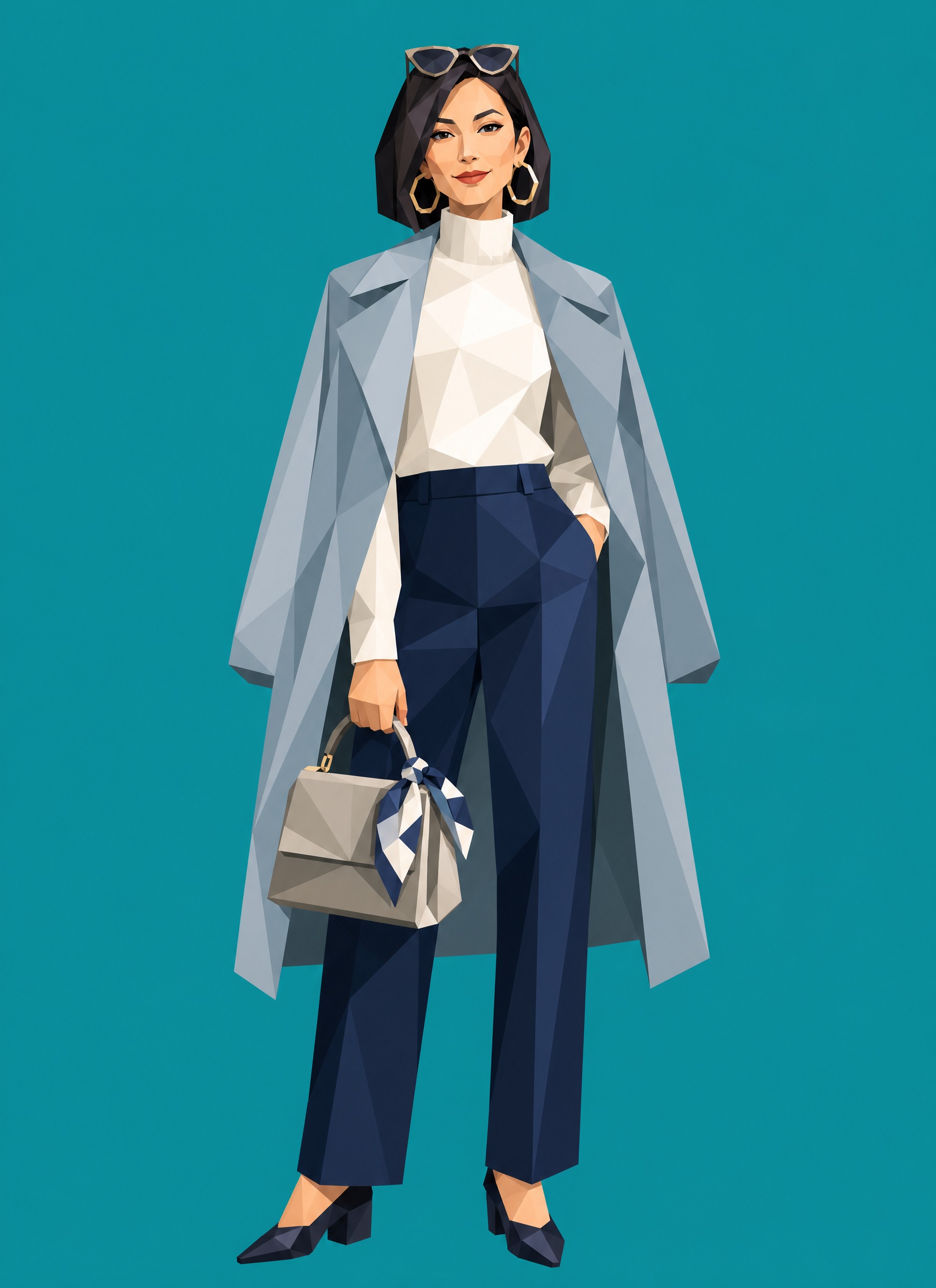 Low-poly flat geometric vector… - 图片创意预览