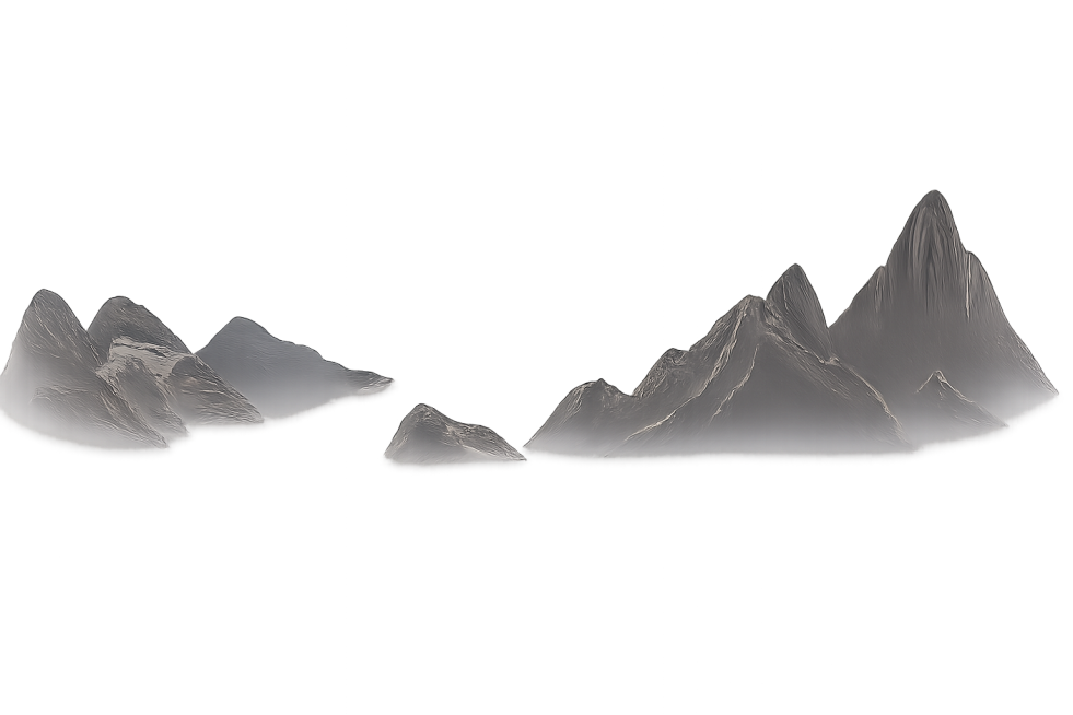 去除图片背景，保留水墨山水主体部分预览效果