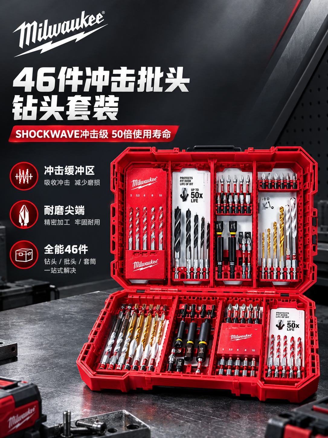 [详情页-1] 专业头图海报，建立美沃奇SHOCKWAVE 4… - 图片创意预览