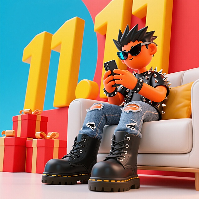 双11人像元素·3D趣味