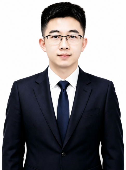 把人物肤色和背景调亮变白一些，保持其他内容不变，保持人物和西装整体构图不变预览效果