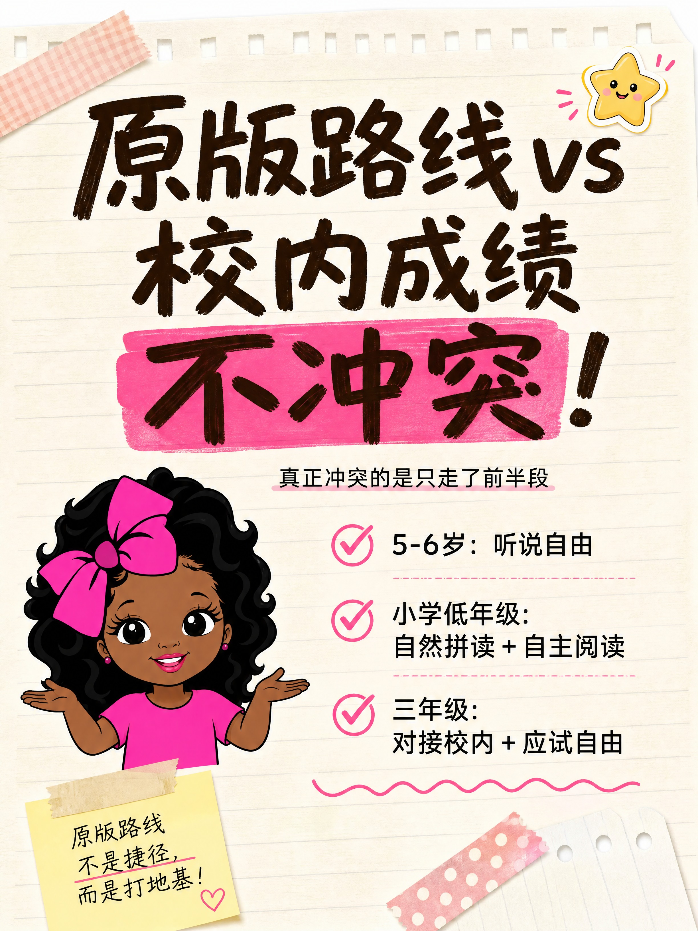 小红书笔记内页图，配图大字，手账拼贴教育风，版式精美，小红书笔… - 图片创意预览