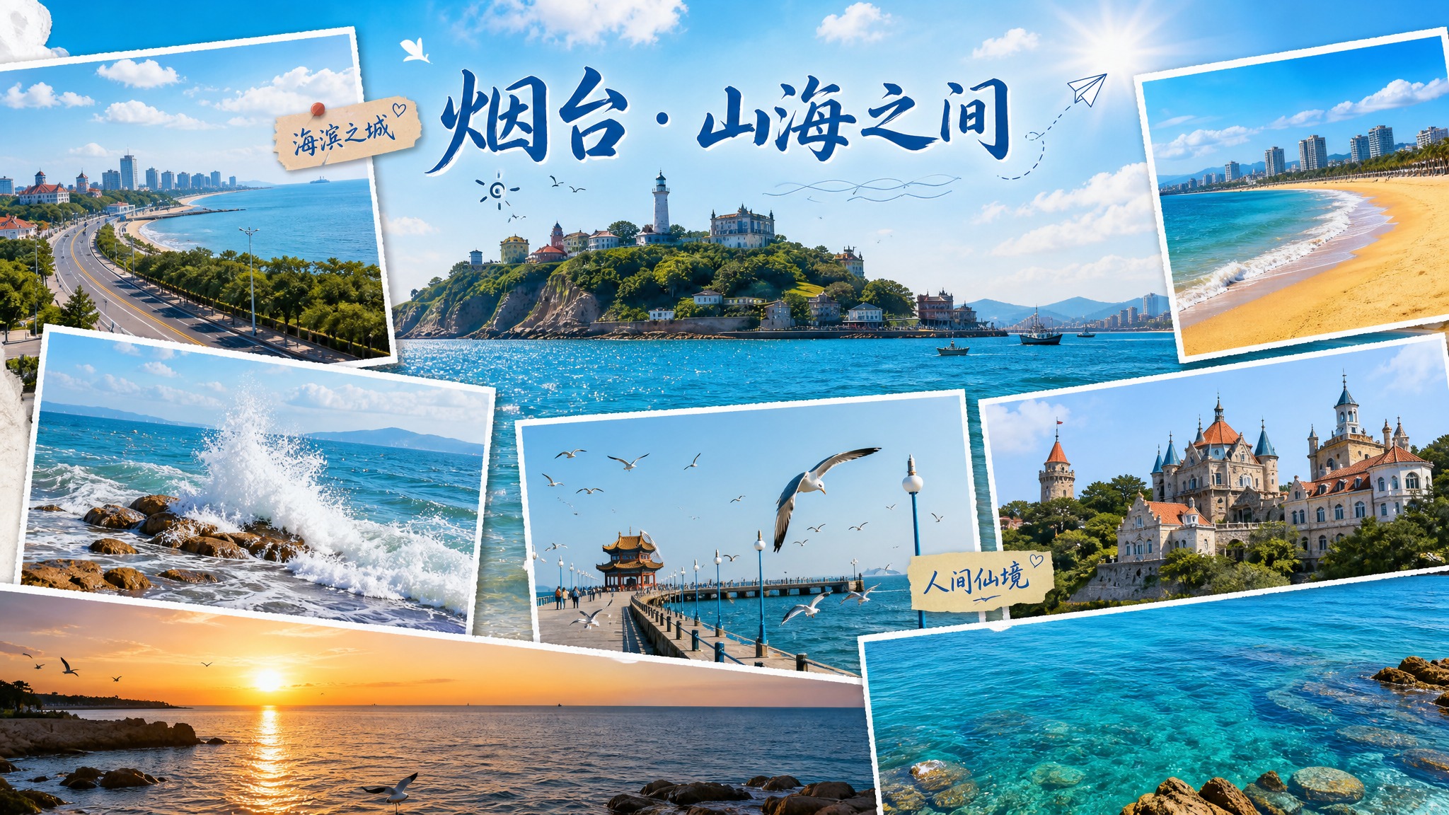 基于参考图的创意拼贴海报，横版比例，形式与参考图类似但去掉底部… - 图片创意预览