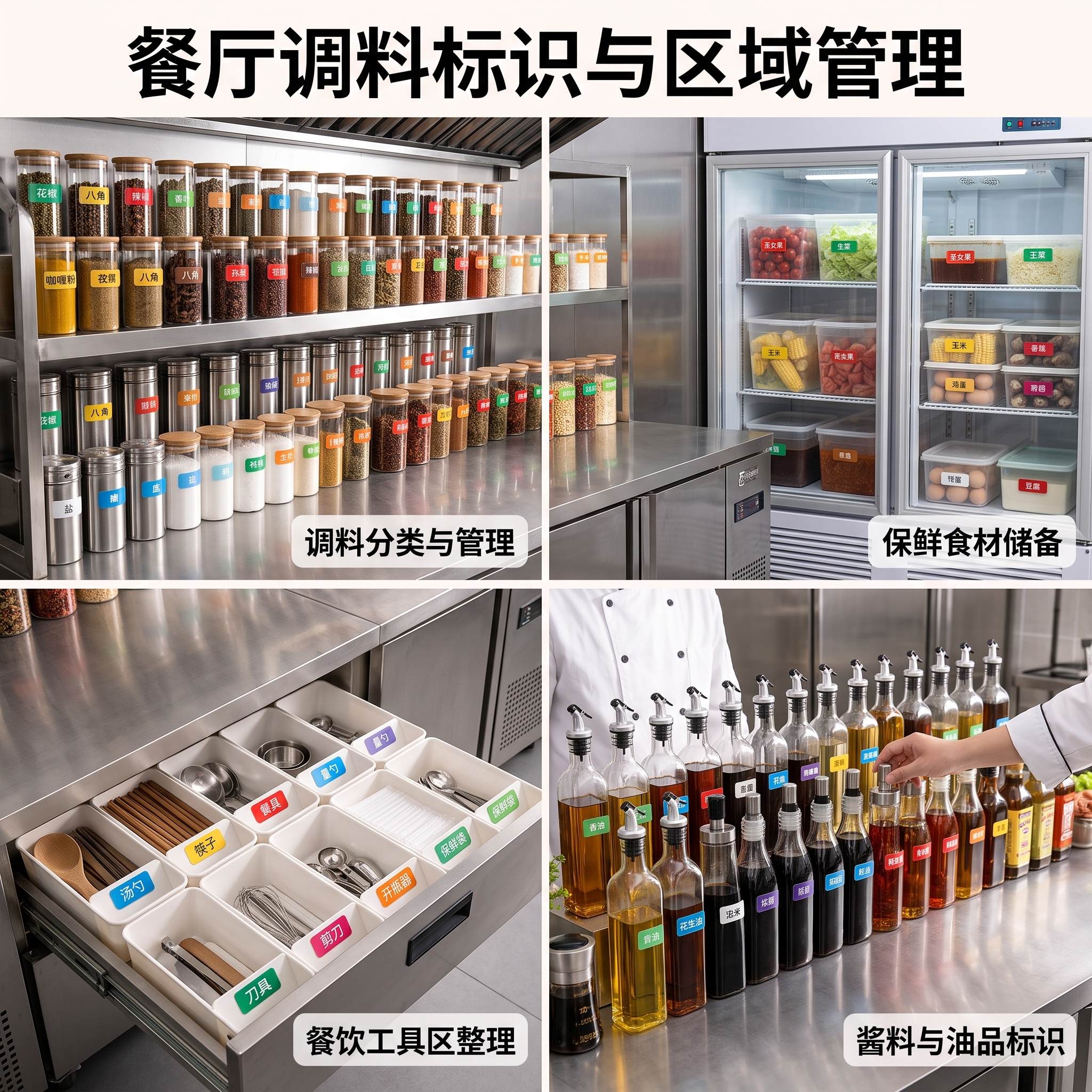 场景生成餐饮调料区 - 图片创意预览