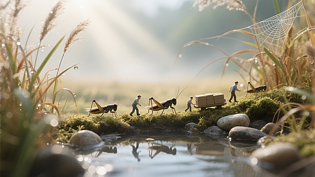 白露至，昆虫的世界也开始为过冬做准备了