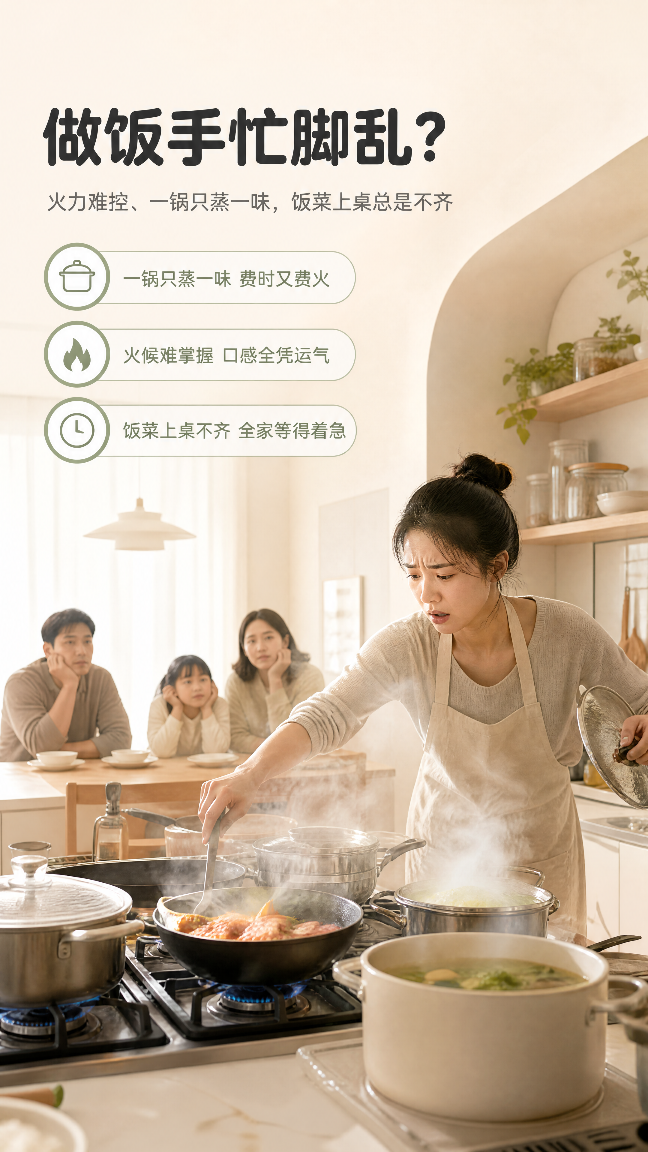 [商品] 本页为痛点共鸣页，不使用产品图；以真实家庭厨房/餐桌… - 图片创意预览