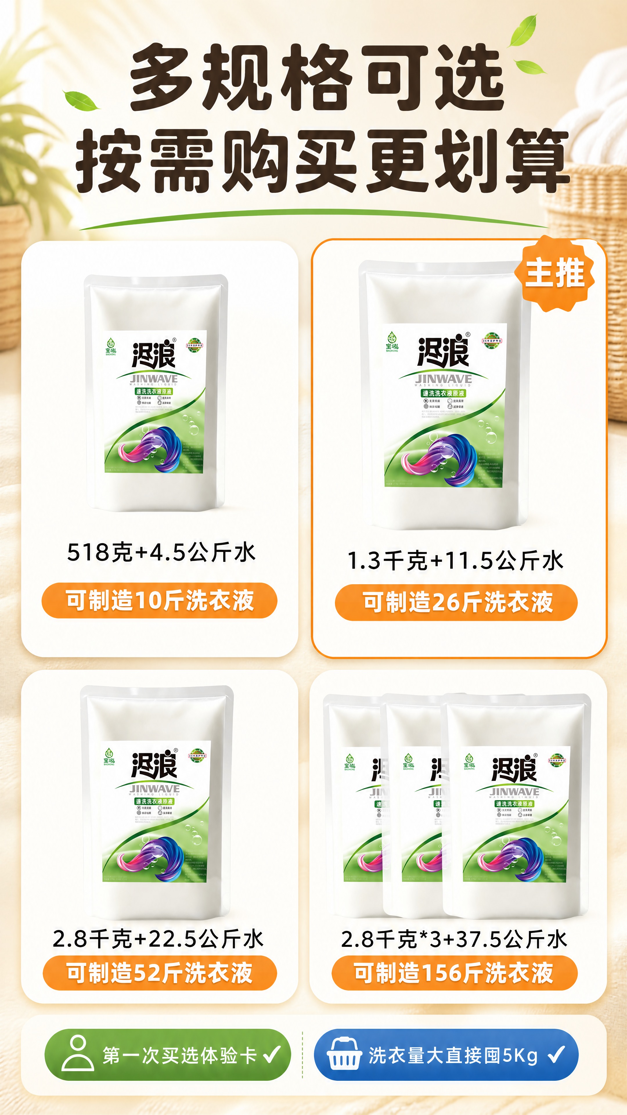 [商品] 使用【图1】尽浪速洗洗衣液原液袋装产品；保留白色自立… - 图片创意预览