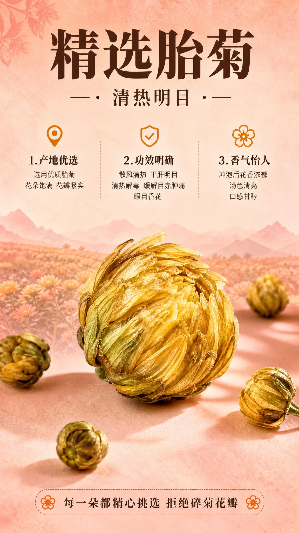 [商品] 使用【图5】原料中的菊花部分；保留菊花真实外观，胎菊… - 图片创意预览
