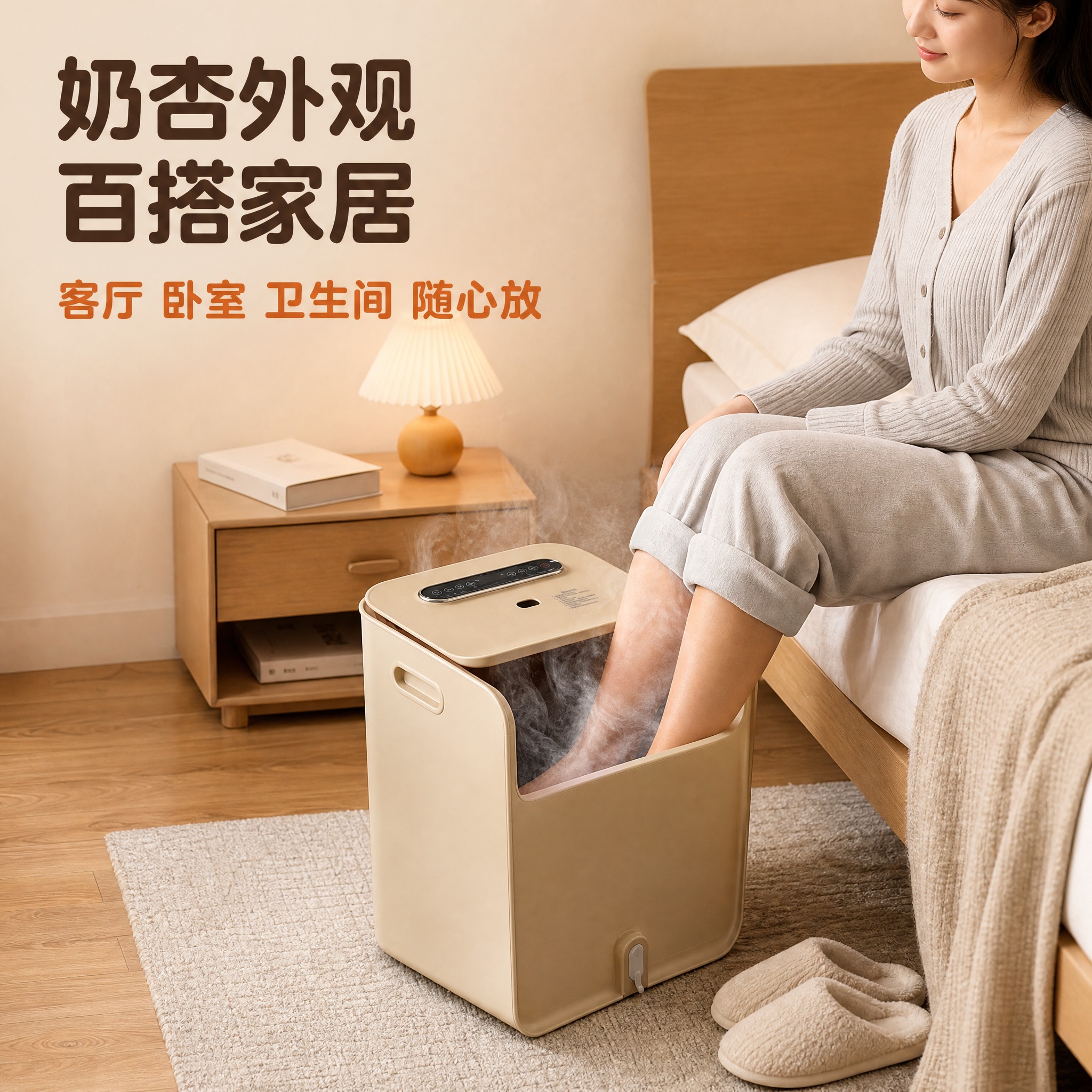 [主图-4] 主题：居家使用场景 卧室/客厅都能放 场景体验图… - 图片创意预览