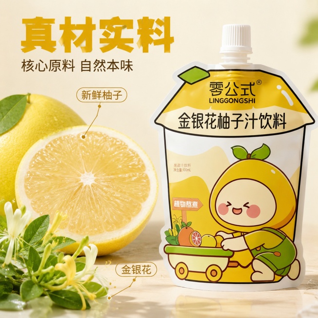 [主图-2] 核心原料展示图
[氛围风格] 自然新鲜产地氛围，真实可信
[画质] 商业摄影质感，微距细节清晰，整体干净通透
[元素] 保持原产品包装主体在画面偏右位置，包装完整不变形。左侧展示核心原料预览效果