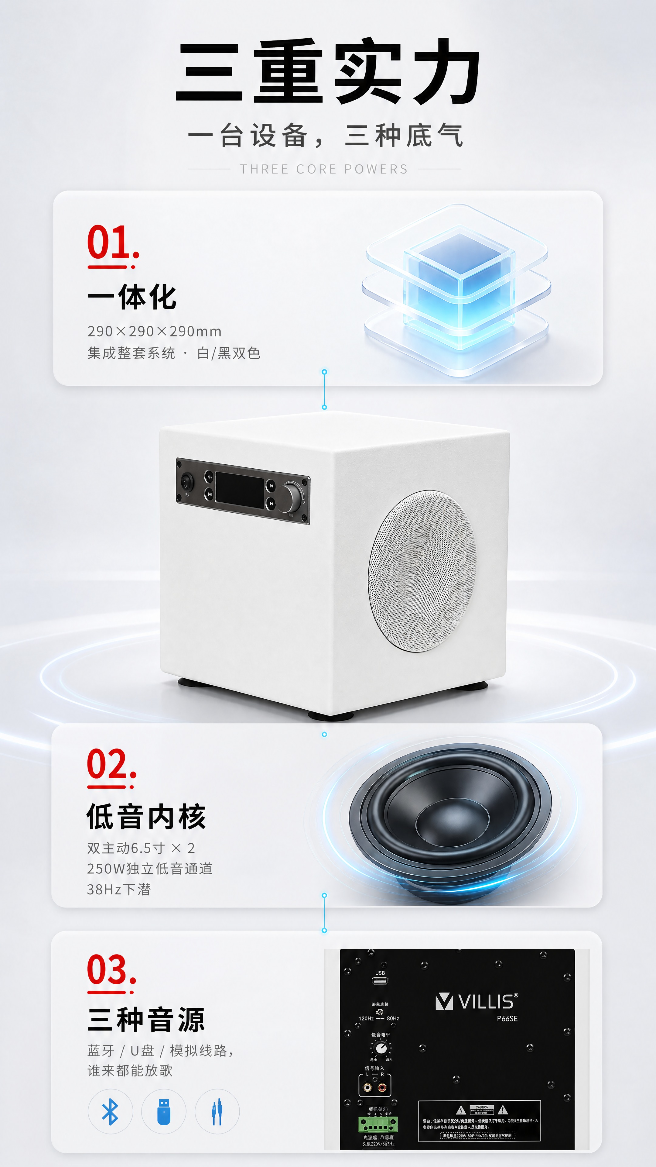[商品] 使用【图45】白色P66SE产品图置于中部大卡内，使… - 图片创意预览