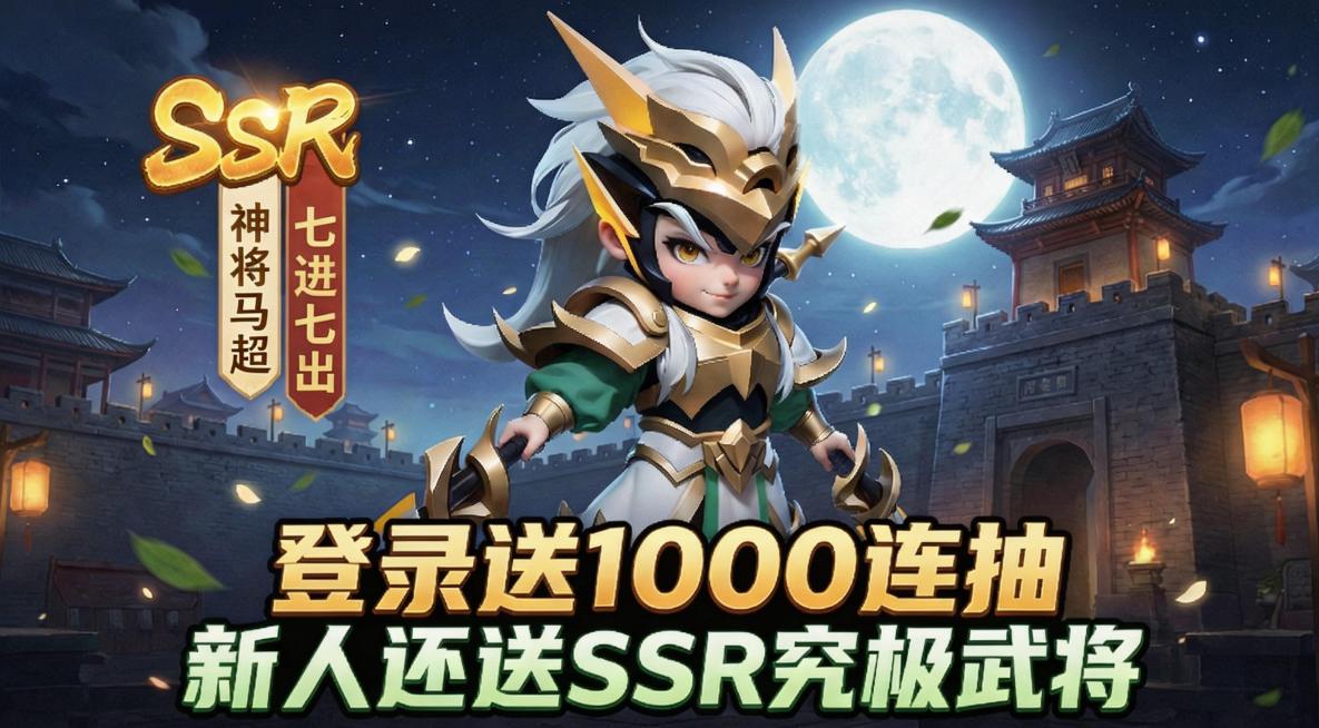 将海报左侧的“神将赵云”文字修改为“神将马超”，其他内容保持不变预览效果