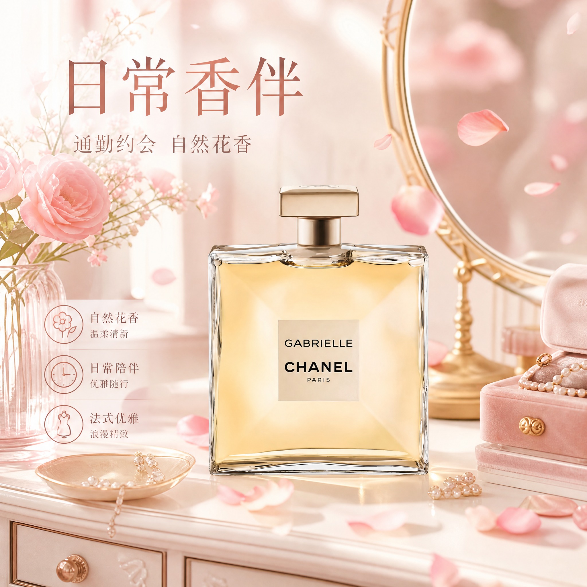 [主图-6] 日常使用新场景 展示梳妆台陈列与日常陪伴 [统一… - 图片创意预览