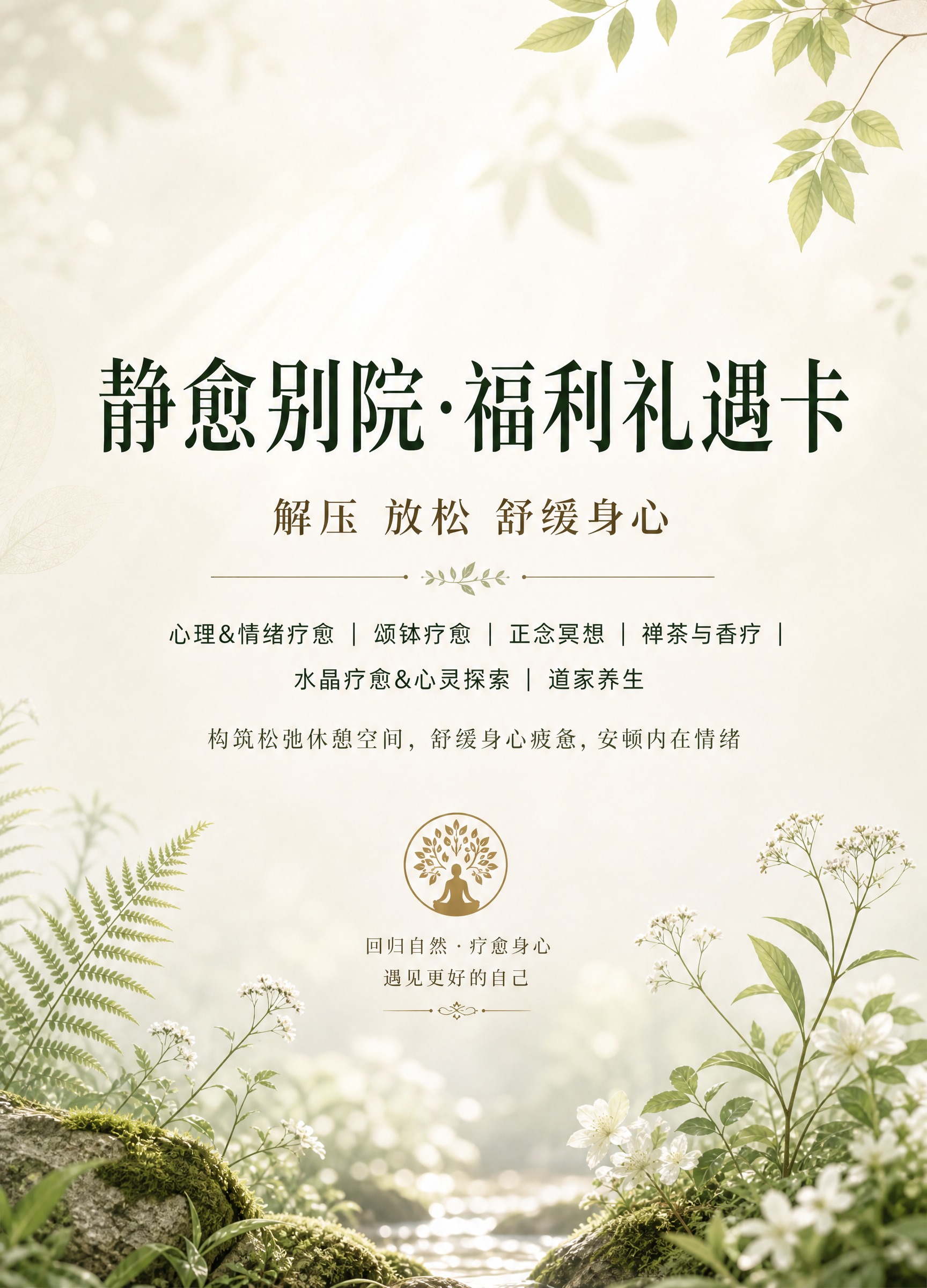 基于参考图进行修改，保留原图的版式骨架、自然疗愈风格和配色体系… - 图片创意预览