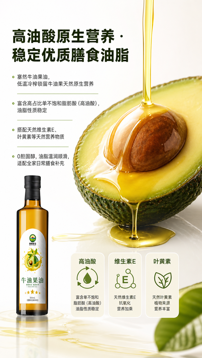 [商品] 使用【图1】青鸾圣宝牛油果油500mL瓶装；保留瓶身… - 图片创意预览