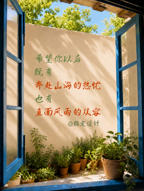 激励正能量文案文字摘抄温馨实景感小红书封面预览效果