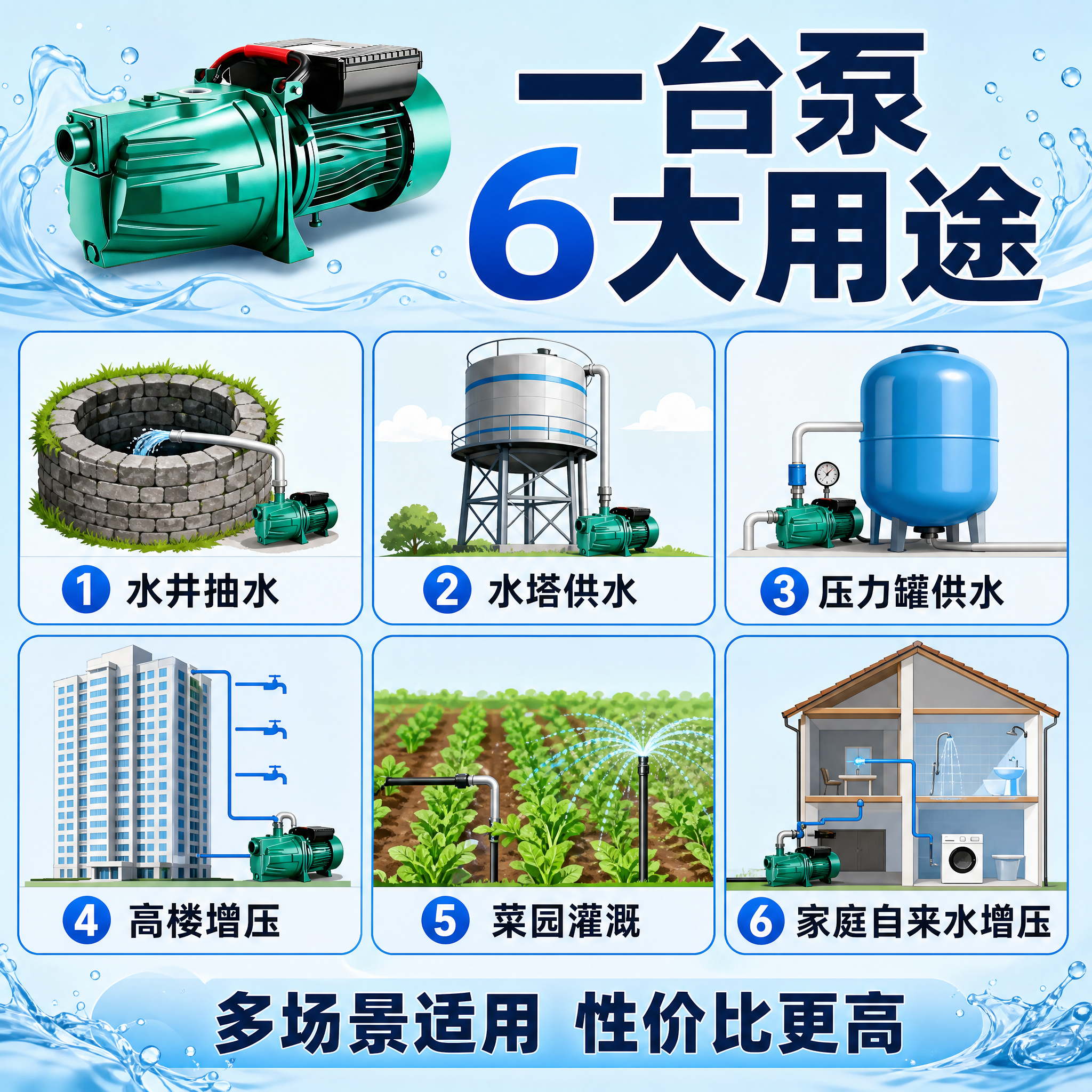 [主图-8] 多场景宫格主图，主题是6大适用场景一览。 [统一… - 图片创意预览