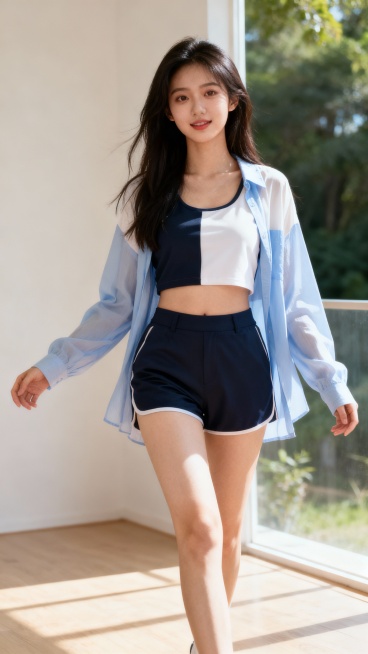 生成50张有关的小姐姐全身图片预览效果