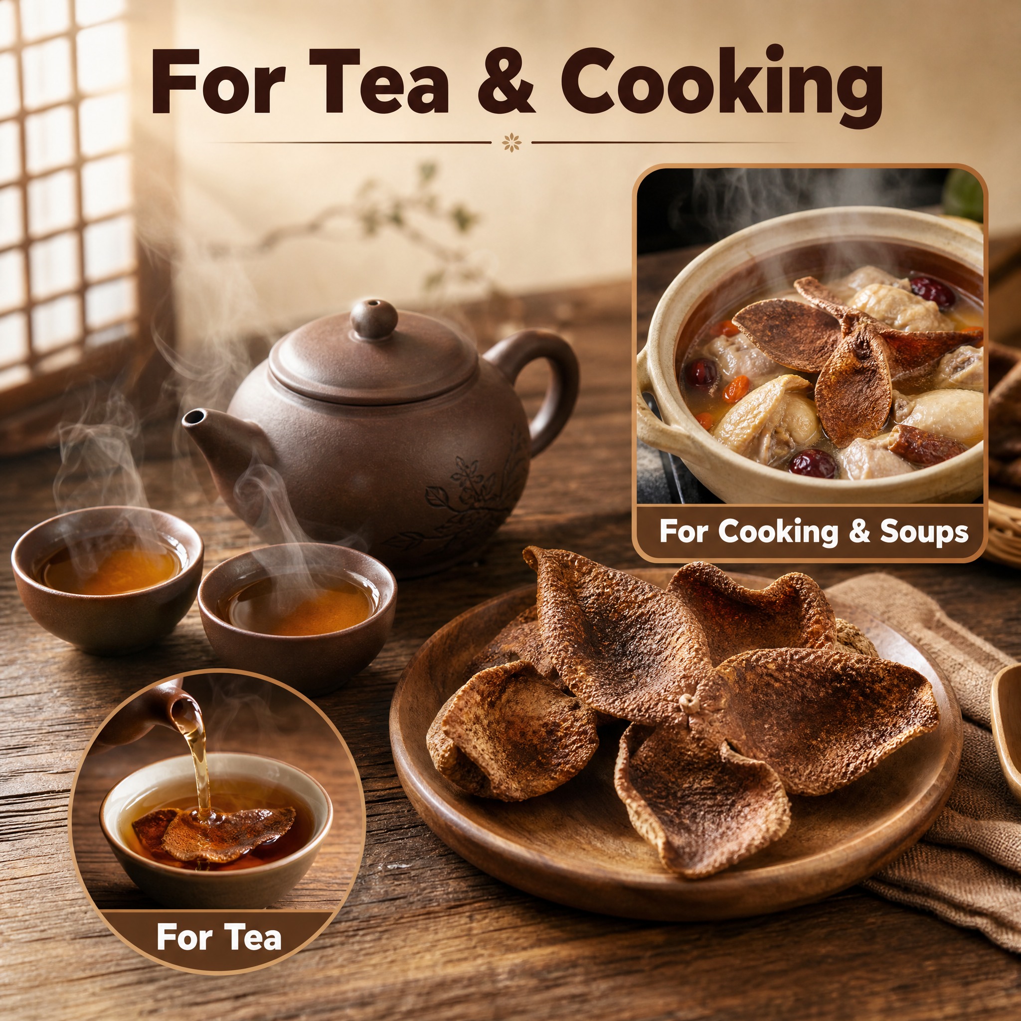 [主图-4] 陈皮使用场景展示，突出泡茶和烹饪两用For Te… - 图片创意预览
