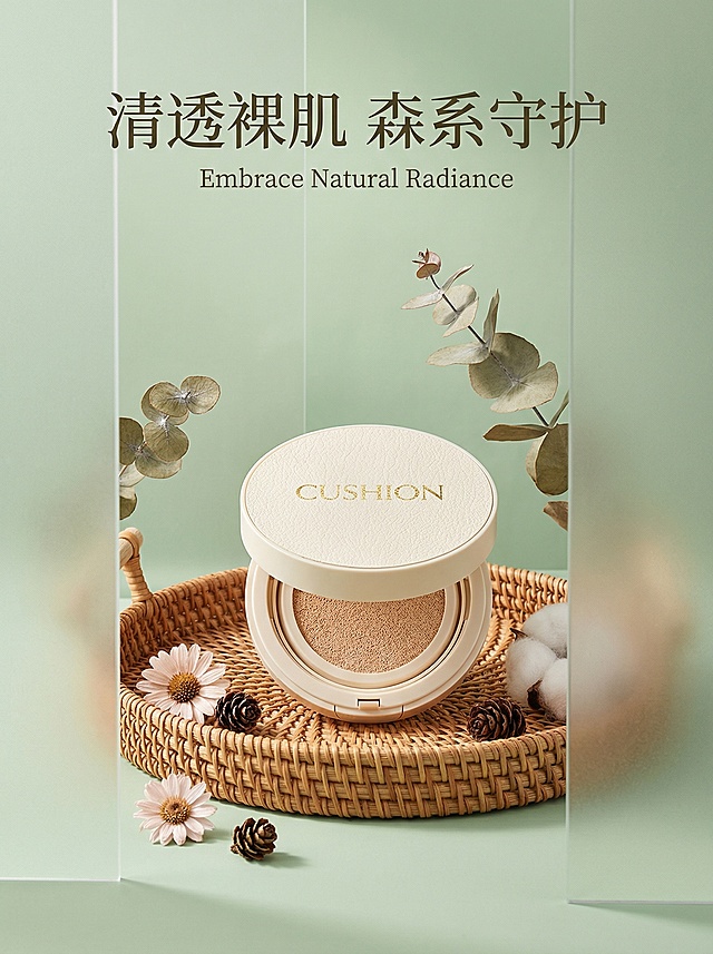 高级森系气垫海报