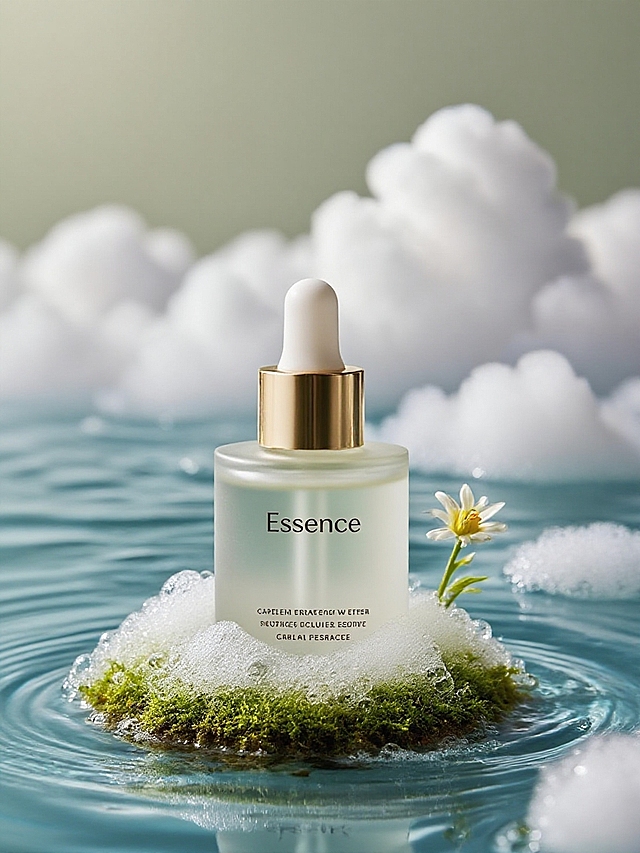 美容美妆简约·虚拟自然悬浮商品图