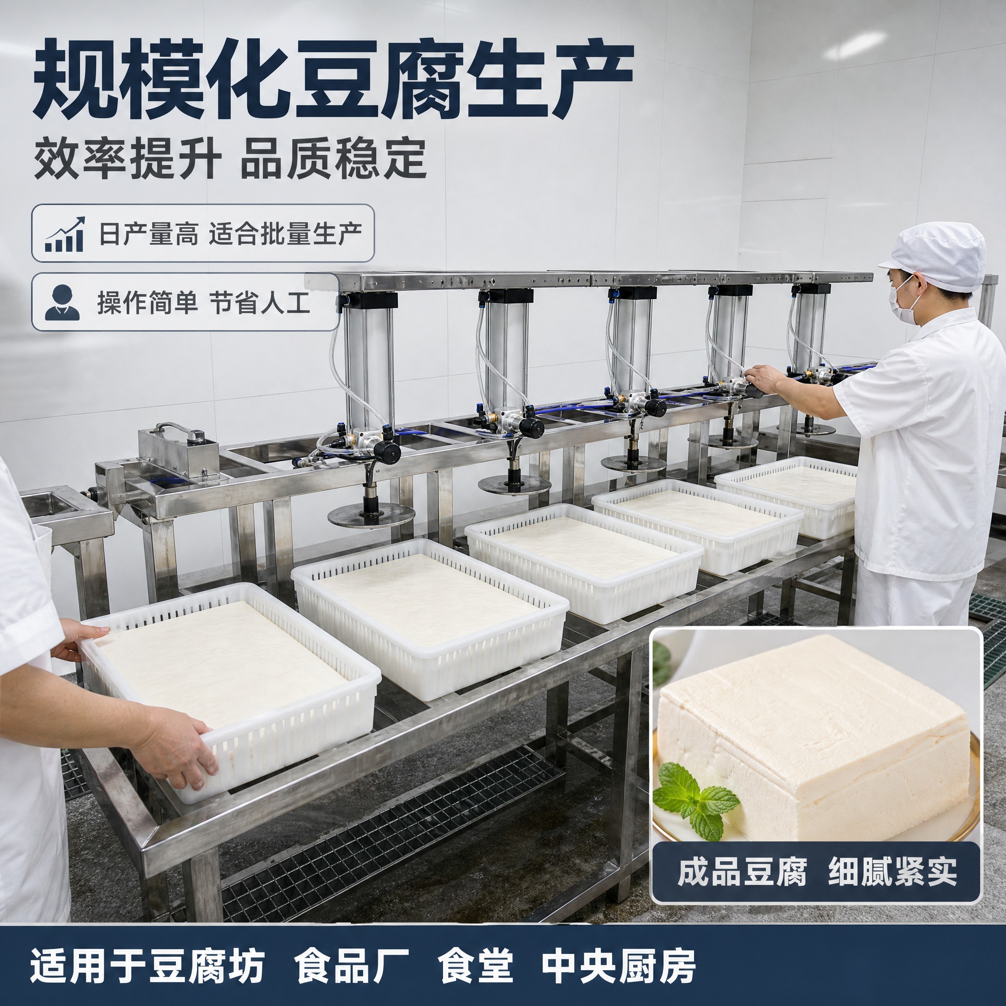 [主图-4] 主题：豆腐生产车间 实际使用场景，唯一任务是展示… - 图片创意预览
