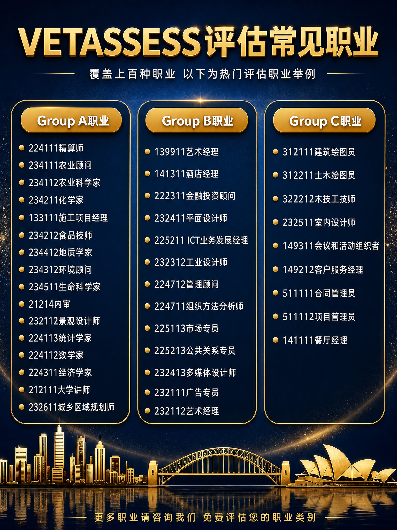 [商品] 服务类无实物商品；品牌为澳思达移民，提供VETASS… - 图片创意预览