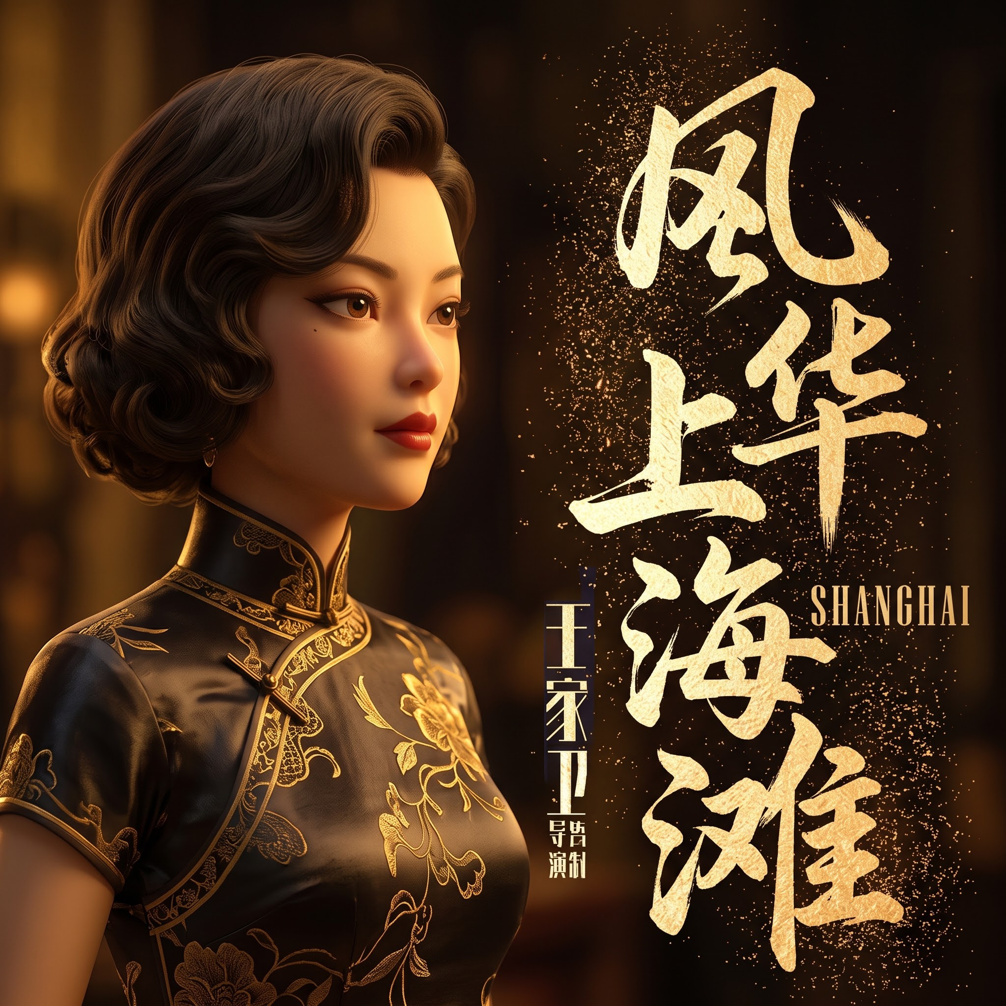 改为正方形构图，人物变成3d国漫风，图片整体风格不改变，人物服… - 图片创意预览