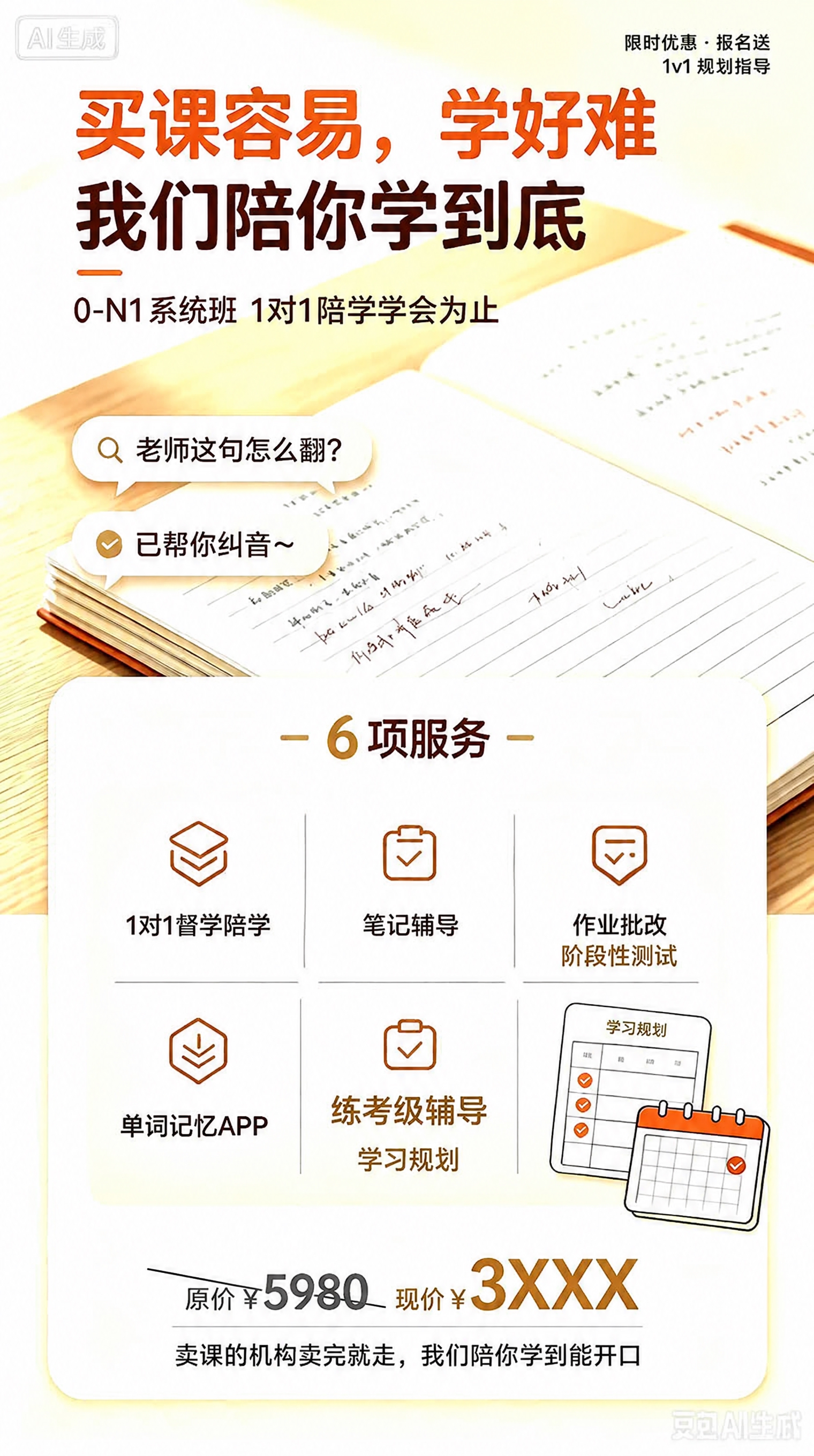 将图片底部原价¥5980上方的删除线（横线）修改为从左上向右下… - 图片创意预览