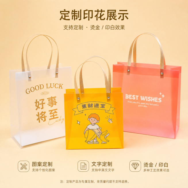 使用电商主图技能生成8张比例1:1的电商主图，适配平台为淘宝/天猫，商品为「图片1」「图片1」「图片1」，商品卖点为烫金（多色可选），透明印白，打孔穿绳，铆钉装订；防水防潮，加厚18丝；底部牢固双层折预览效果