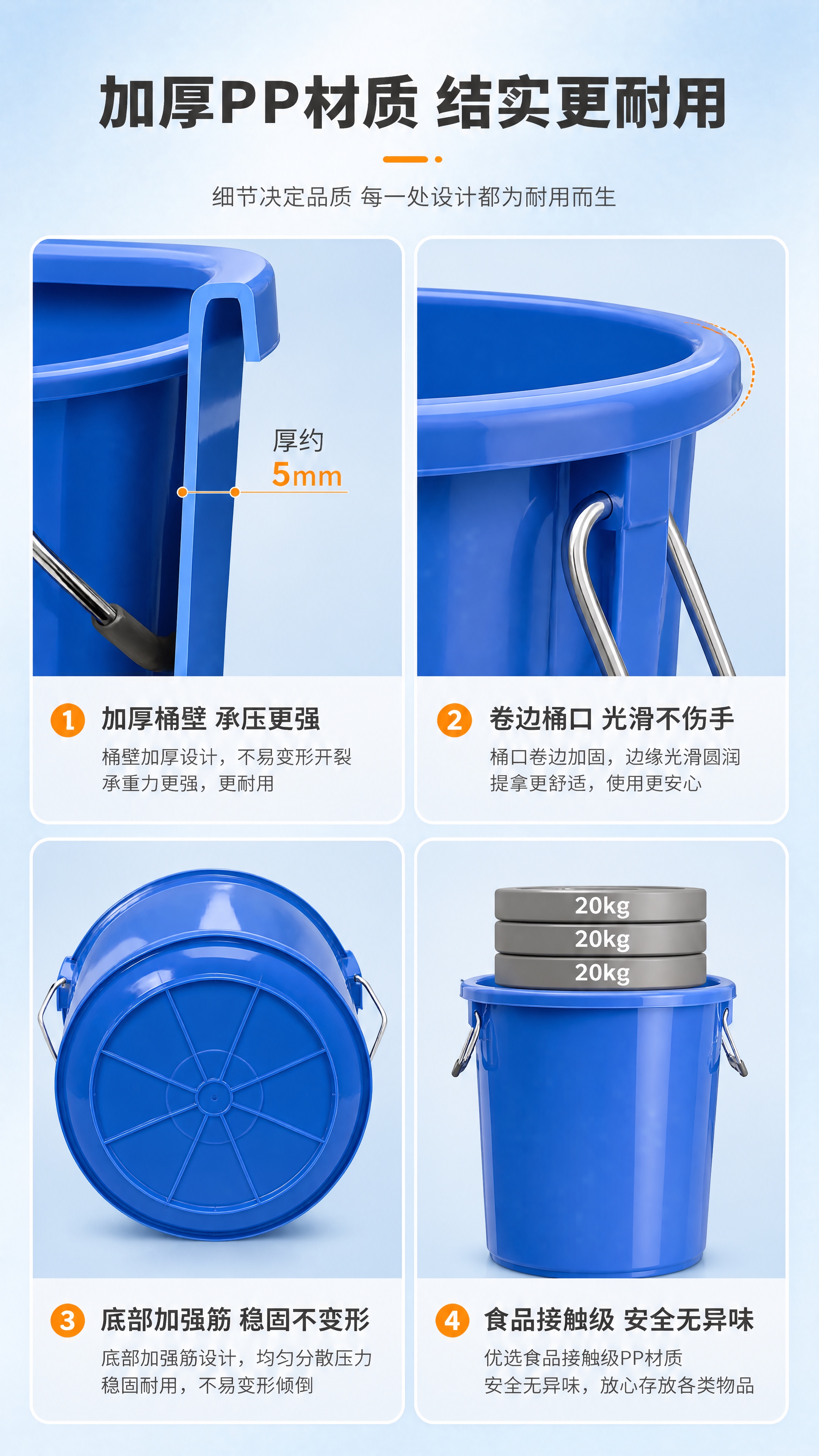 [商品] 使用【图3】蓝色桶身局部特写与【图4】桶身整体；保留… - 图片创意预览