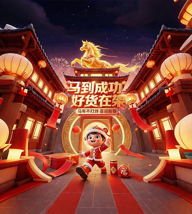 备齐年货 喜迎新春改为马年不打烊 喜迎新春