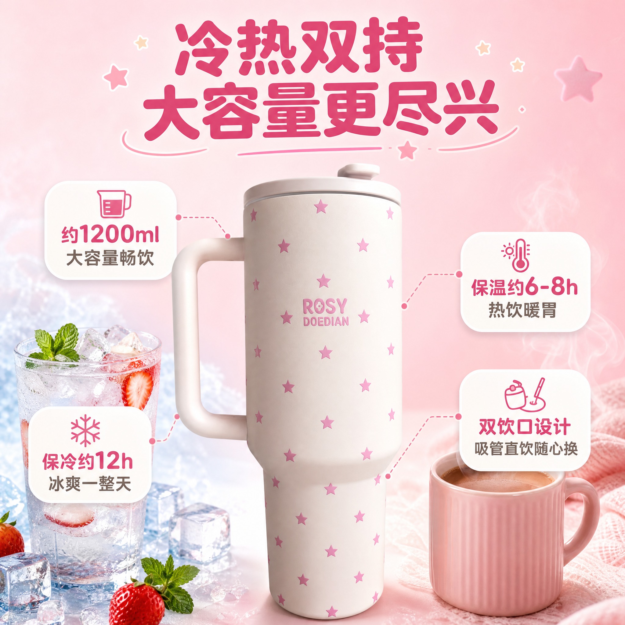 [主图-2] 核心亮点卖点图，证明大容量与保温保冷实力。 [统… - 图片创意预览