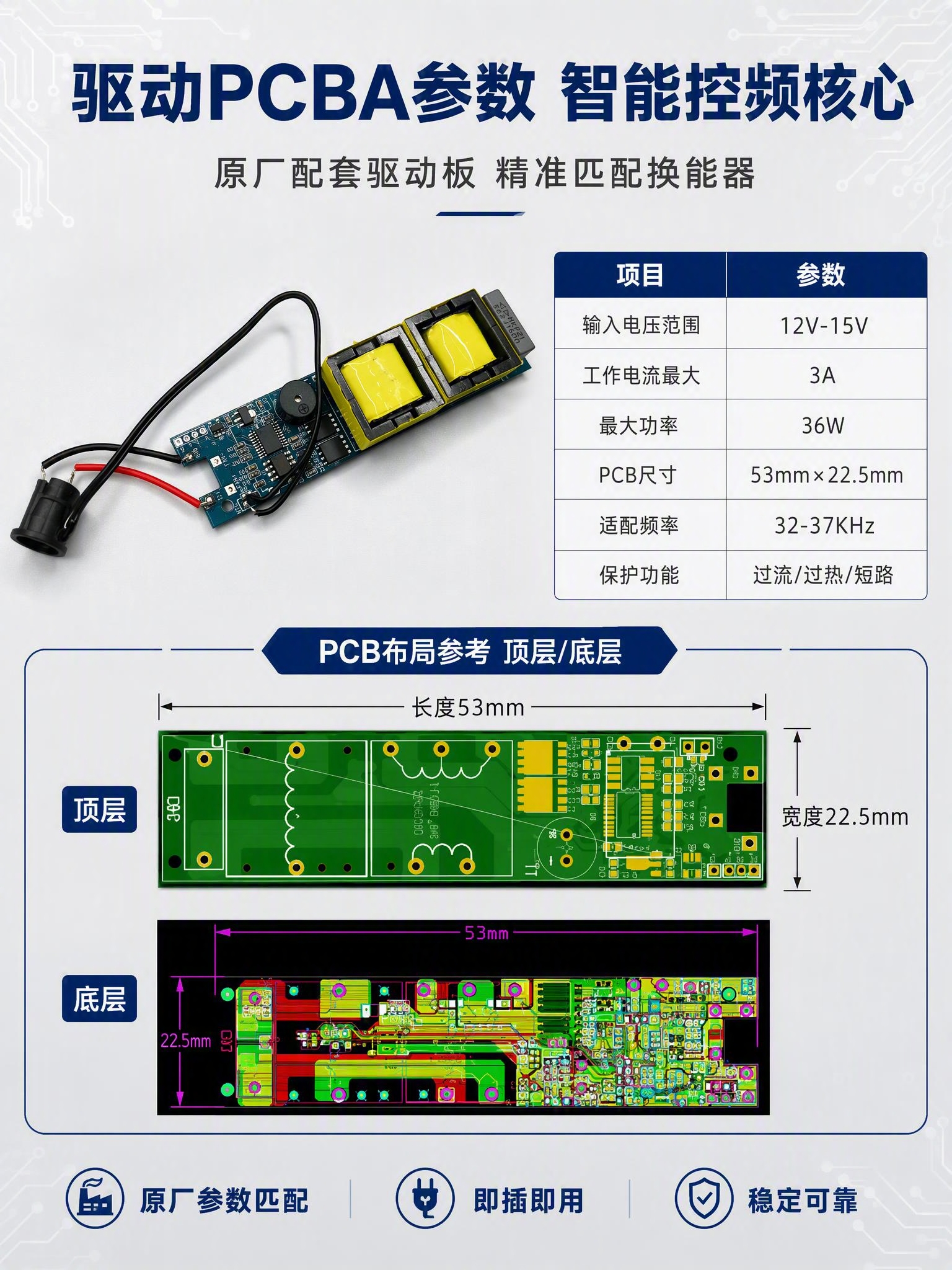 [商品] 使用【图1】驱动PCBA电路板实物图、【图2】驱动板… - 图片创意预览